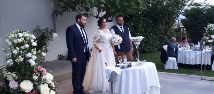 Με τα ιερά δεσμά του γάμου ενώθηκαν ο Αχιλλέας Γραβάνης και η Ανδρομάχη Αυγέρη