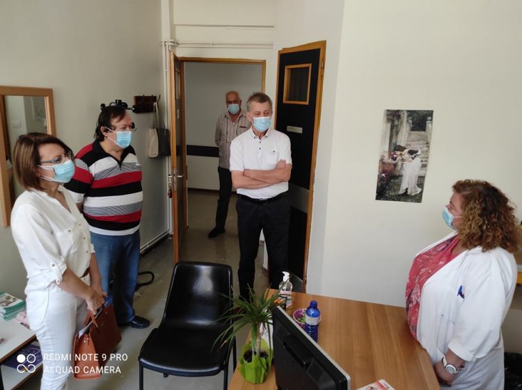 Περιοδεία του Τάσου Τσιαπλέ στο Δημαρχείο Φαρκαδόνας, το ΚΥ Φαρκαδόνας και στους Ταξιάρχες