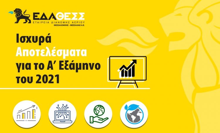 Ισχυρά αποτελέσματα της ΕΔΑ ΘΕΣΣ για το α’ εξάμηνο του 2021
