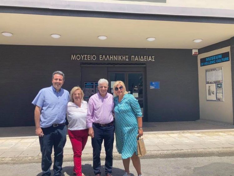 Η διευθύντρια Δημόσιας Υγείας στο Μουσείο Ελληνικής Παιδείας στην Καλαμπάκα