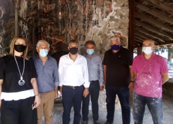 Στον ιστορικό Ι.Ν. Αγίου Γεωργίου στην Οξύνεια Μετεώρων  ο Περιφερειάρχης Θεσσαλίας Κώστας Αγοραστός