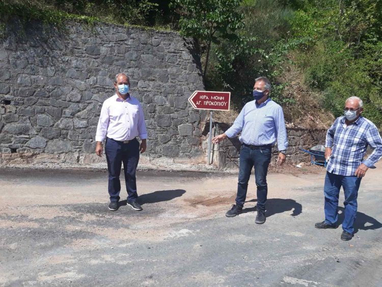 Ολοκληρώθηκαν από την Περιφέρεια Θεσσαλίας οι εργασίες βελτίωσης του δρόμου προς την Ιερά Μονή Μεγαλομάρτυρος Αγίου Προκοπίου