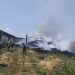 Μεγάλη φωτιά σε κτηνοτροφική μονάδα στην Μπαλκούρα (φωτό-video)