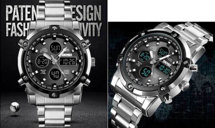 Chrono Dual Black Αδιάβροχο-ΤΙΜΗ 25,90 !!!