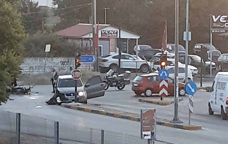 Κατέληξε ο μοτοσικλετιστής που τραυματίστηκε το πρωί σε τροχαίο στο Δέλτα Λαρίσης
