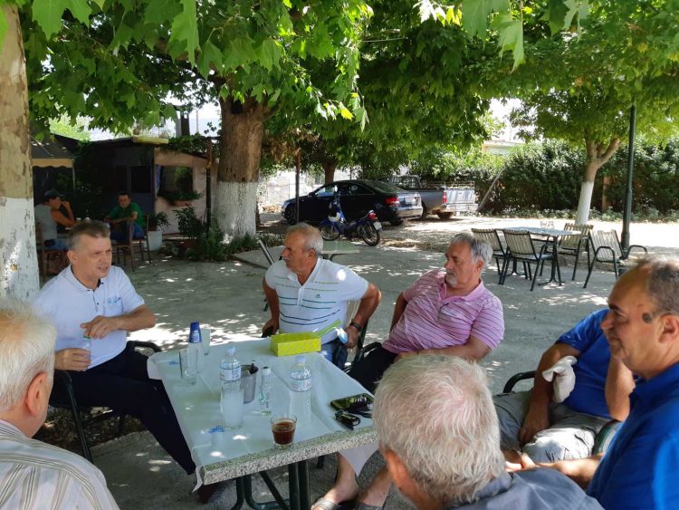 Περιοδεία εκλεγμένων του ΚΚΕ  και συνάντηση με το Τοπικό Συμβούλιο και αγρότες στους Ταξιάρχες