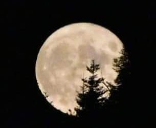 Εντυπωσιακή κι… απόκοσμη η πανσέληνος του Αυγούστου στην Καστανιά Καλαμπάκας