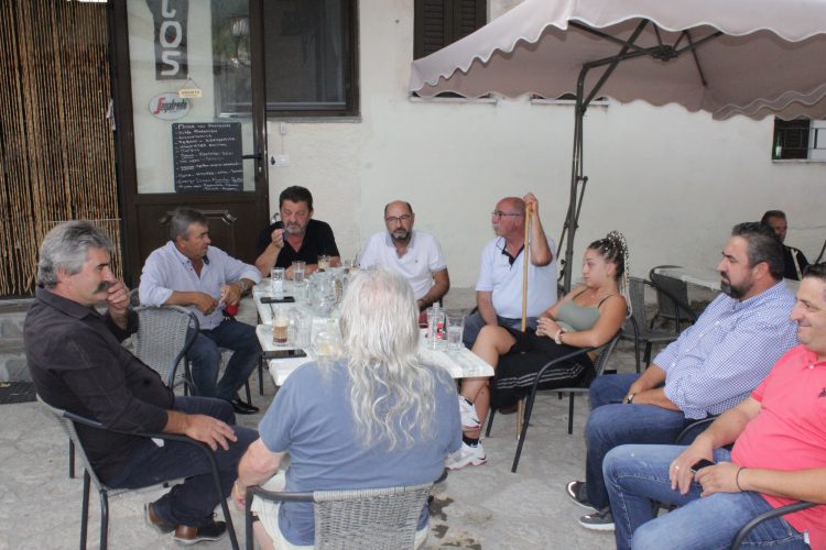 Περιοδεία του Δημάρχου Πύλης στις τοπικές κοινότητες Αθαμανία-Γαρδίκι -Πύρρα