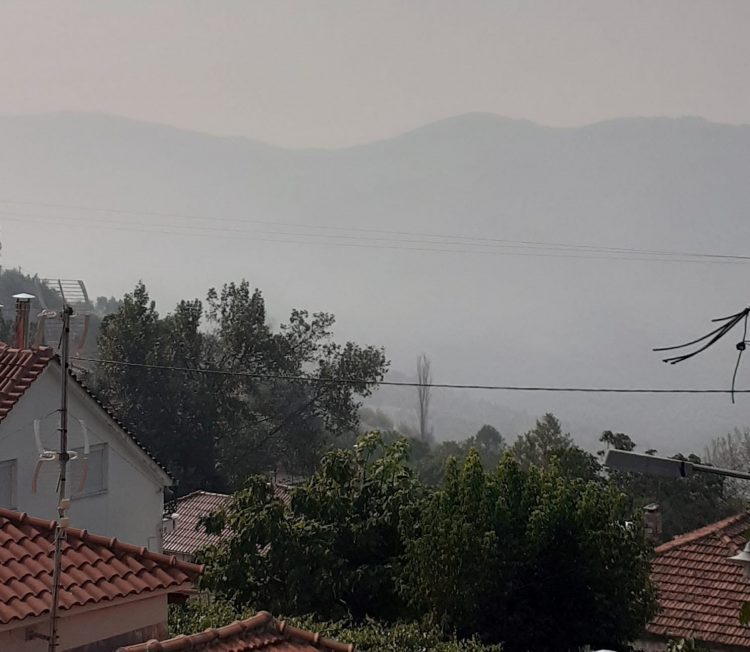 Ο καπνός από την κόλαση της Εύβοιας έφτασε στα Τρίκαλα