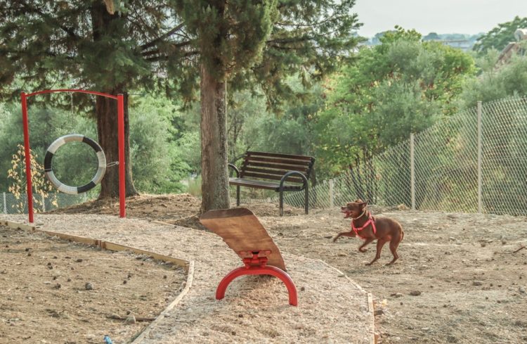 Πάρκο σκύλων με ανακυκλωμένα υλικά στα Τρίκαλα