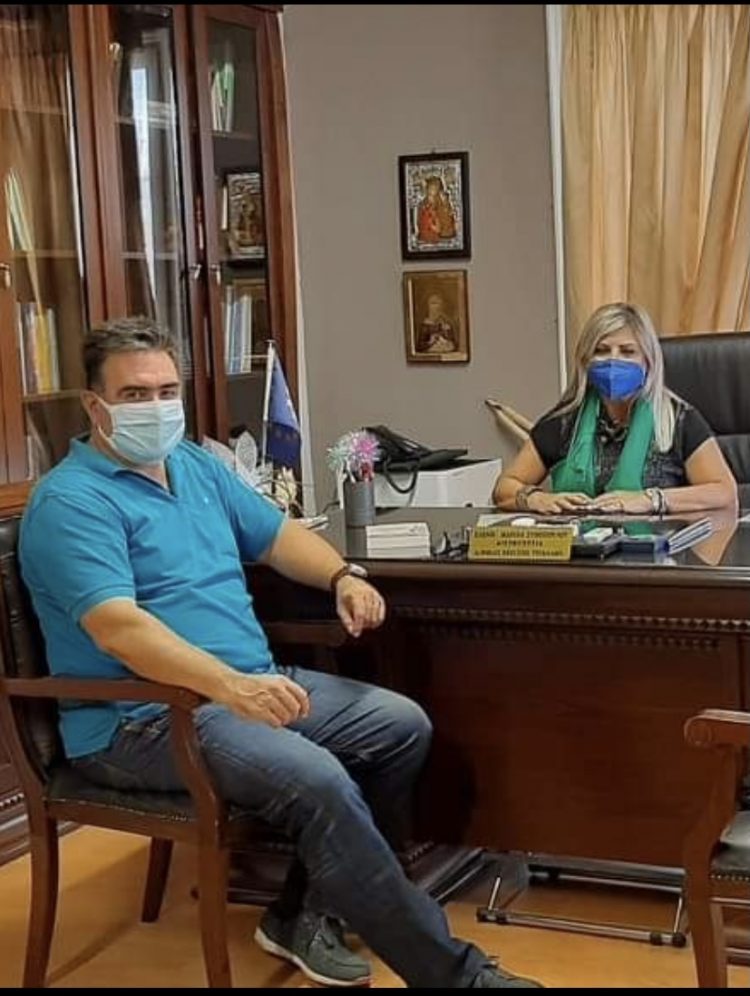 Συνάντηση Διευθύντριας Δ.Ε. Τρικάλων με τον πρόεδρο της ΣΕΦΑΑ