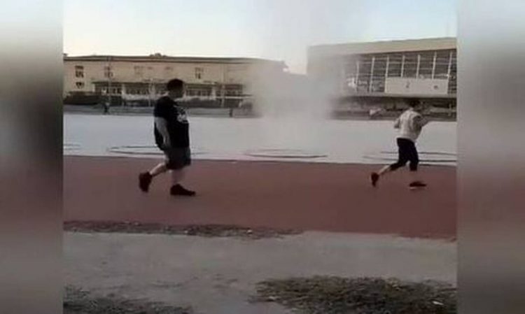 «Ανεμοστρόβιλος» χτύπησε τα ΤΕΦΑΑ στην Αθήνα – Εντυπωσιακό βίντεο