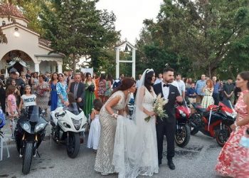 Γάμος στον Αμπελώνα υπό τους ήχους μηχανών μεγάλου κυβισμού