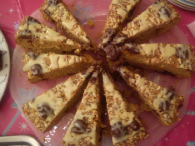 Κέικ με ferrero rocher και μερέντα