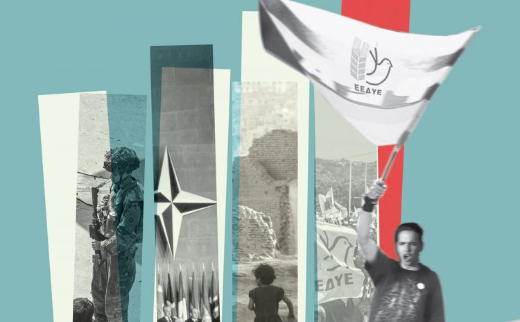Συνέλευση της Επιτροπής Ειρήνης με ομιλία για τους πολεμικούς σχεδιασμούς