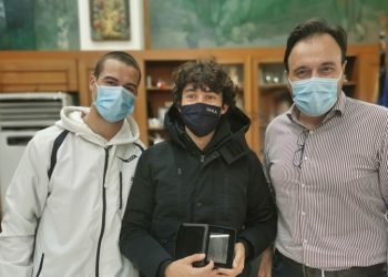 Στον Δήμαρχο Τρικκαίων οι χρυσοί Παραολυμπιονίκες Νάσος Γκαβέλας και Σωτήρης Γκαραγκάνης
