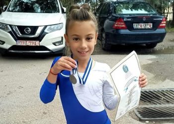 Αργυρό μετάλλιο για την 8χρονη Τρικαλινή Δήμητρα Μορέλλα στο Τραμπολίνο