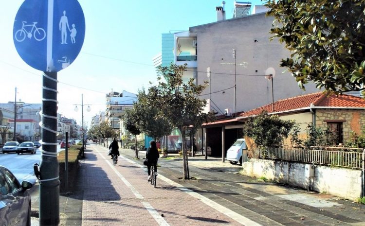 Επεκτείνεται ο ποδηλατόδρομος της οδού Κονδύλη από τον Δ. Τρικκαίων