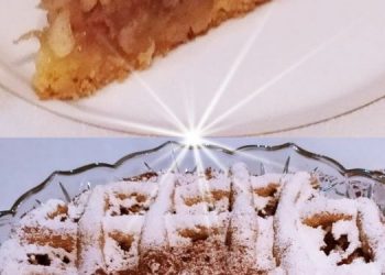 Μηλόπιτα με μπισκοτένια ζύμη