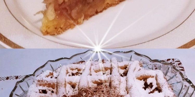 Μηλόπιτα με μπισκοτένια ζύμη