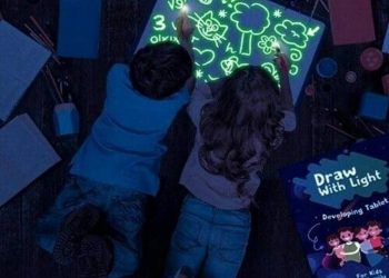 Παιδικός πίνακας ζωγραφικής 3D με φως-ΤΙΜΗ Χ2τεμ. 19,90 !!!!