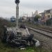 Τρίκαλα: Αυτοκίνητο παρασύρθηκε από τρένο-Άγιο είχε ο οδηγός (φωτό-video)