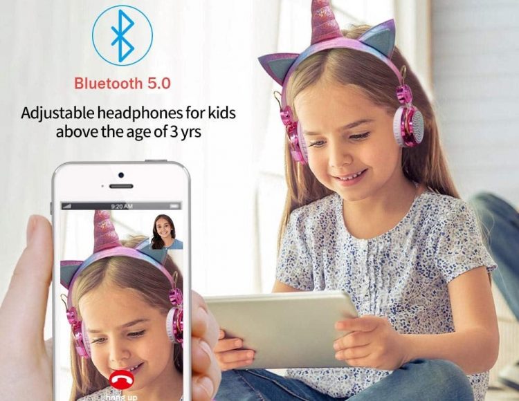 Ασύρματα ακουστικά – Headphones Unicorn AH808 Pink-ΤΙΜΗ 21,90 …!!!