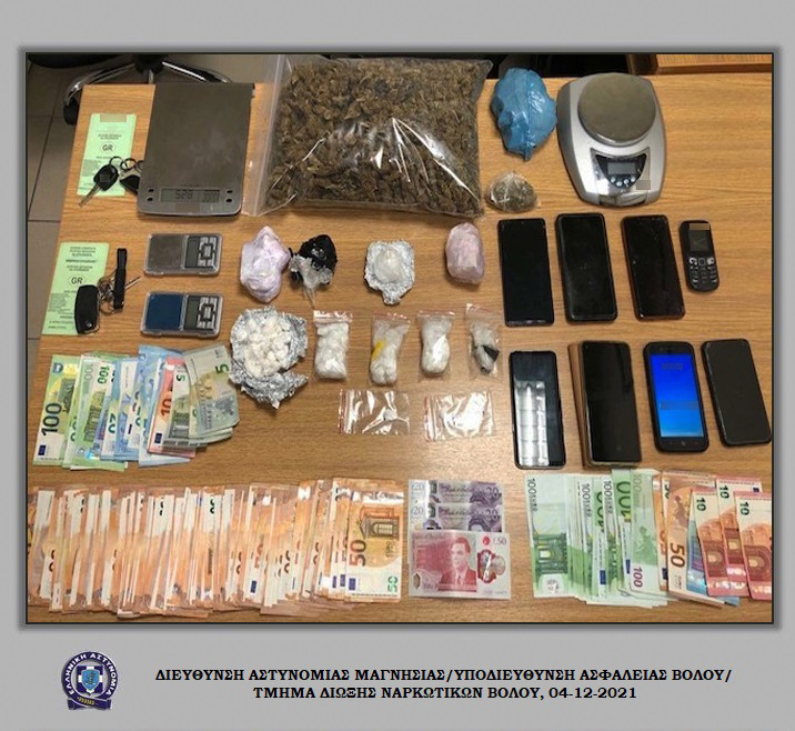 Εξαρθρώθηκε εγκληματική οργάνωση που δραστηριοποιούνταν στη διακίνηση ναρκωτικών ουσιών στο Βόλο