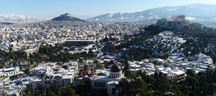ΕΛΠΙΣ | Η παγωμένη Αθήνα 3 μέρες μετά … (video)