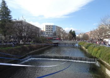 Ο αγιασμός των υδάτων στην πόλη των Τρικάλων (φωτό-video)