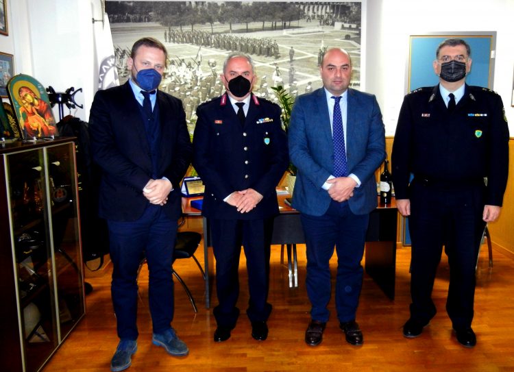 Επίσκεψη του Γενικού Πρόξενου της Γεωργίας και του Αστυνομικού ακόλουθου στη Περιφερειακή Αστυνομική Διεύθυνση Θεσσαλίας