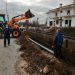 Αγωγός αποστράγγισης σε οδό της Καλαμπάκας