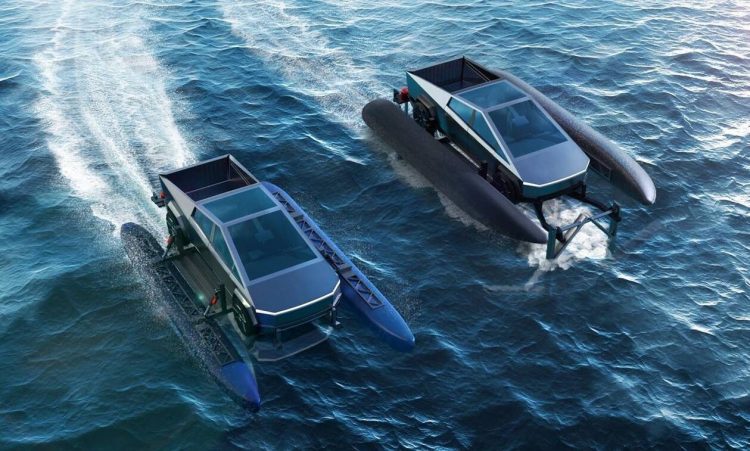 Το Tesla Cybertruck μπορεί να μπει και στη θάλασσα