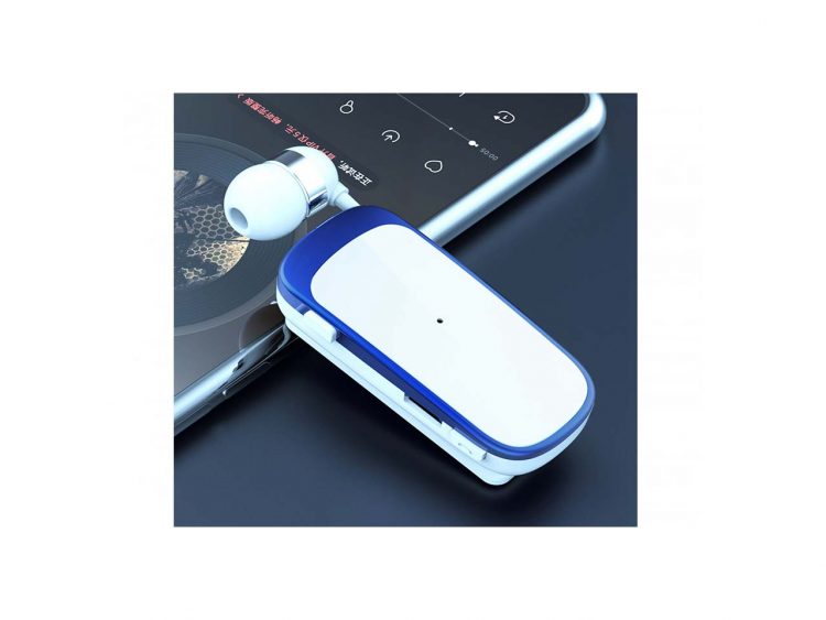 Ασύρματο Ακουστικό Bluetooth – K53 Fineblue (Λευκό-Μπλέ)-ΤΙΜΗ e-shop 17,90€ ..!!