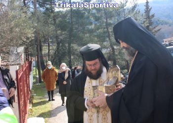 Η υποδοχή της  Τίμιας Κάρας του Αγίου Βησσαρίωνος στην κοινότητα Αγίου Βησσαρίωνος