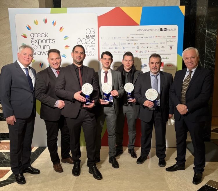 Τέσσερα Χρυσά Βραβεία για τον OΜΙΛΟ ISOMAT στα GREEK EXPORTS FORUM & AWARDS 2021