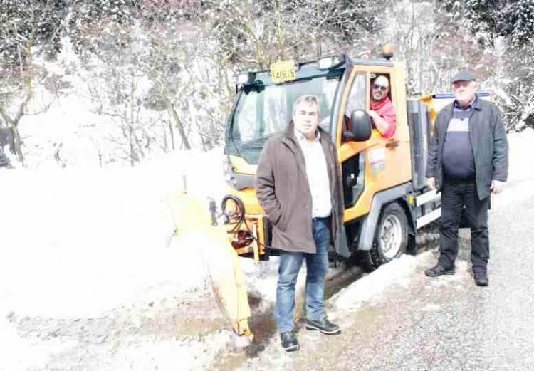 Ο Δήμαρχος Πύλης περιόδευσε ανήμερα της Αποκριάς στον ορεινό όγκο