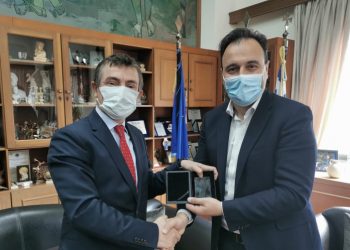 Σε θετικό κλίμα η επίσκεψη του Τούρκου Πρόξενου στον Δήμαρχο Τρικκαίων