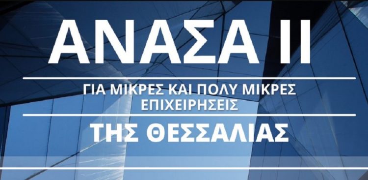 Διαδικτυακή ενημερωτική για την «ενίσχυση μικρών και πολύ μικρών επιχειρήσεων στη Θεσσαλία»