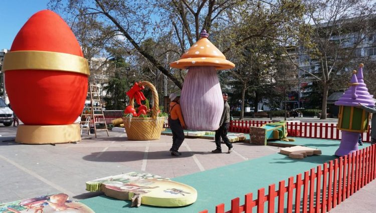 Πασχαλινό χωριό στήνουν στην Λάρισα