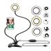 Ring Light 8 Cm Και Βάση Κινητού Με Μεταλλικό Βραχίονα 2 Σε 1-ΤΙΜΗ e-shop 14,90€ ..!!!