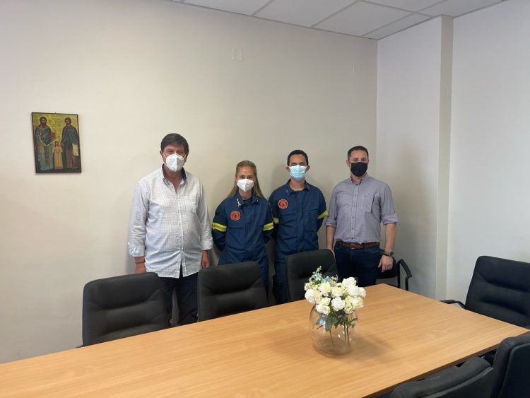Εκπαιδευτική επίσκεψη της Πυροσβεστικής Υπηρεσίας στο ΓΝ Τρικάλων