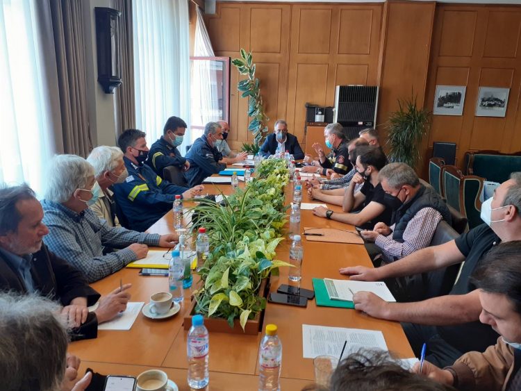 Συνεδρίασε το συντονιστικό όργανο πολιτικής προστασίας ενόψει της αντιπυρικής περιόδου