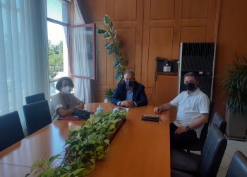 Συνάντηση Μιχαλάκη με τη διοίκηση του τμήματος διαιτολογίας και διατροφολογίας