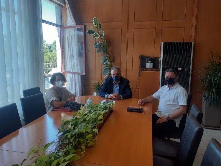 Συνάντηση Μιχαλάκη με τη διοίκηση του τμήματος διαιτολογίας και διατροφολογίας