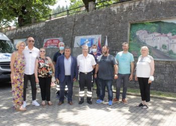 Το Δ.Σ. του σωματείου ΕΚΑΒ Θεσσαλίας στον Δήμαρχος Πύλης