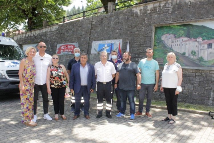 Το Δ.Σ. του σωματείου ΕΚΑΒ Θεσσαλίας στον Δήμαρχος Πύλης