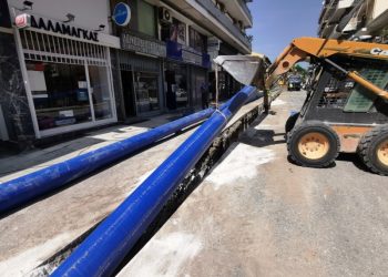 ΔΕΥΑΤ: Ξεκίνησε η αντικατάσταση σωλήνων ύδρευσης και στο κέντρο των Τρικάλων