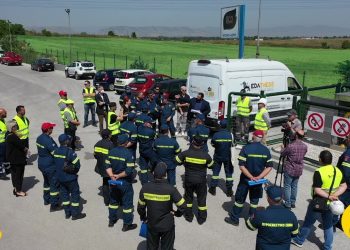 Εκπαιδευτική Άσκηση Ετοιμότητας της ΕΔΑ ΘΕΣΣ σε συνεργασία με την Πυροσβεστική Υπηρεσία Θεσσαλίας