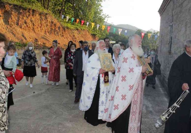 Τιμήθηκε η μνήμη της Αγίας Γλυκερίας στις Λογγιές Ροπωτού